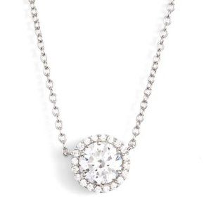 Lafonn 'Lassaire' Halo Pendant Necklace